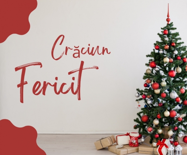 Ilustrata cu urare de craciun