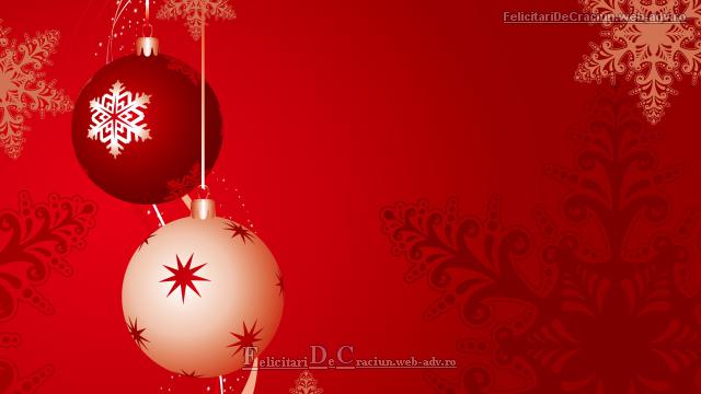 Felicitare globuri